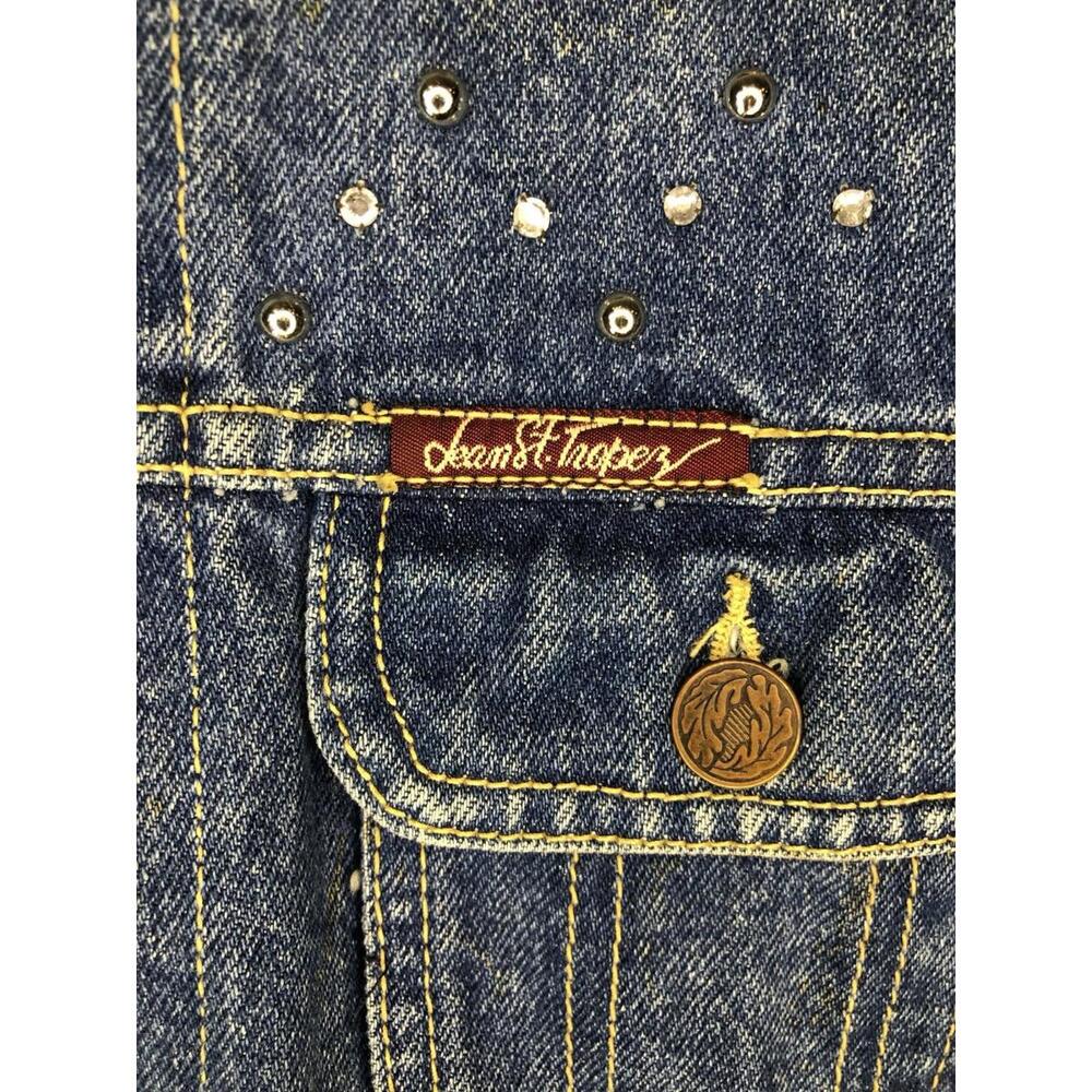 Vintage Jean St Tropez Denim Jacket 70s Women’s Size M Studded Embellishments - Picture 9 of 11